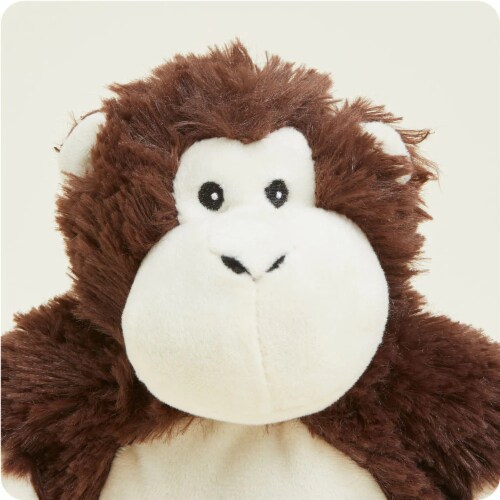 Warmies Cozy Plush Heatable Lavender Scented Stuffed Monkey Perspective: top
