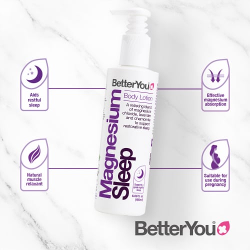 BetterYou Magnesium Sleep Body Lotion For Unisex 6.08 oz Body Lotion Perspective: top