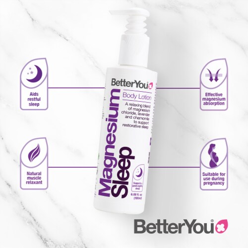 BetterYou Magnesium Sleep Body Lotion For Unisex 6.08 oz Body Lotion Perspective: top