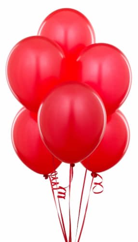 25 pcs 12  Latex Balloons Red Colour birthday Decorations Party celebrations Plain Perspective: top
