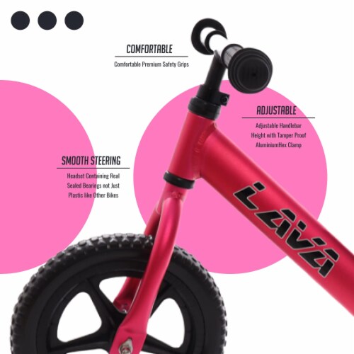 Pink plastic best sale bike
