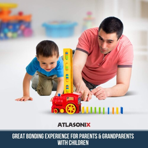 Domino Train Set 80 Pcs. Fun and Colorful Train 1 Kroger