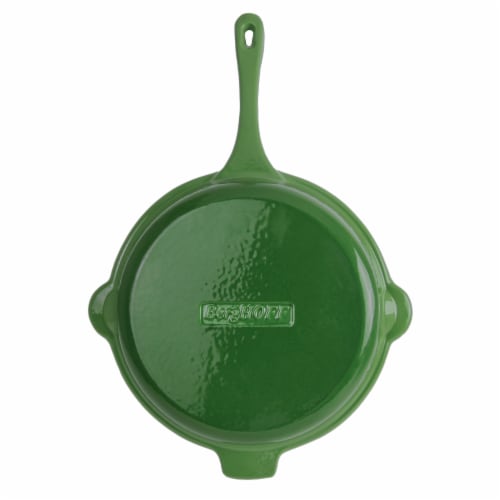 BergHOFF Neo Cast Iron Fry Pan - Green Perspective: top