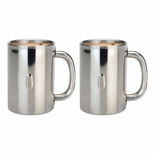 BergHOFF Stainless Steel Coffee Mug Set Perspective: top