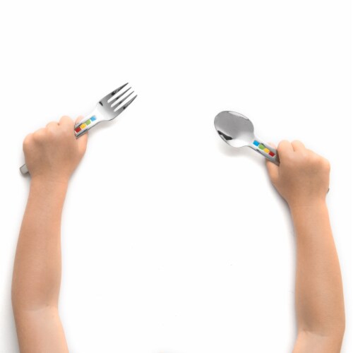 BergHOFF Children's Swipswap Flatware Set Perspective: top