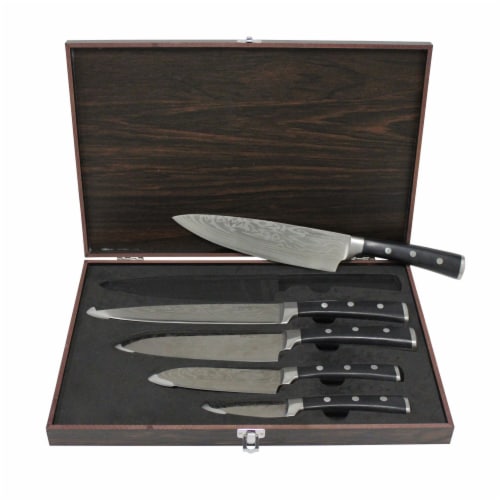 BergHOFF Antigua Cutlery Set with Case - Mahogany/Black Perspective: top