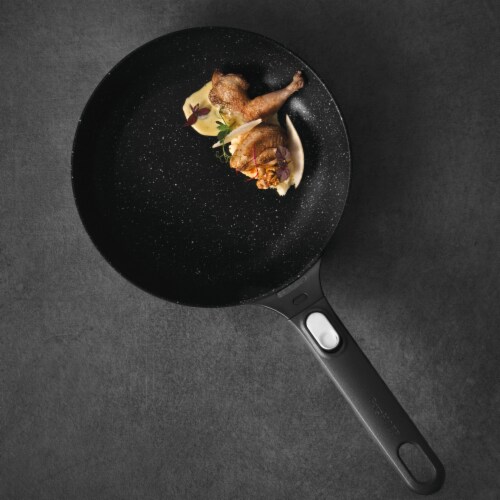 BergHOFF Cast Aluminum Nonstick Fry Pan - Black Perspective: top