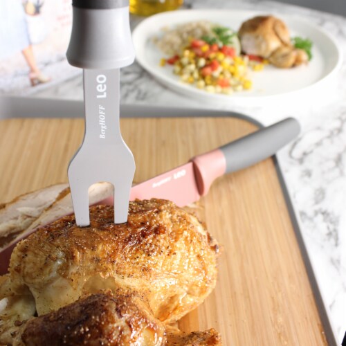 BergHOFF Leo Stainless Steel Carving Fork - Gray Perspective: top