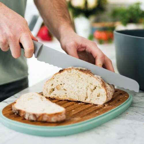 BergHOFF Leo Stainless Steel Bread Knife - Gray Perspective: top