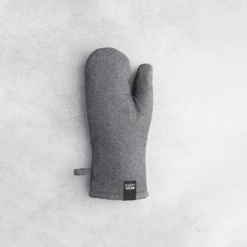 BergHOFF Gem Oven Glove Set - Black Denim Perspective: top