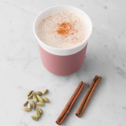 BergHOFF Leo Porcelain Travel Mug - Pink Perspective: top