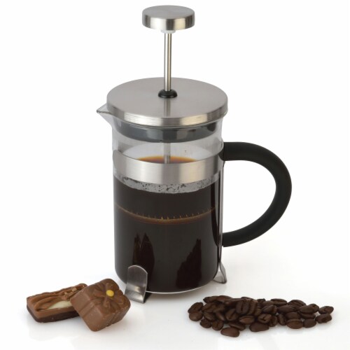 BergHOFF Essentials Stainless Steel Coffe & Tea Plunger Perspective: top