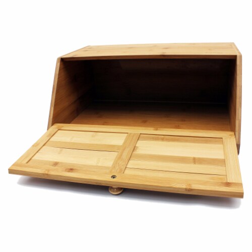 BergHOFF Bamboo Bread Box Perspective: top