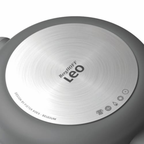 BergHOFF Leo 10-Inch Non-Stick Grill Pan, Grey Perspective: top