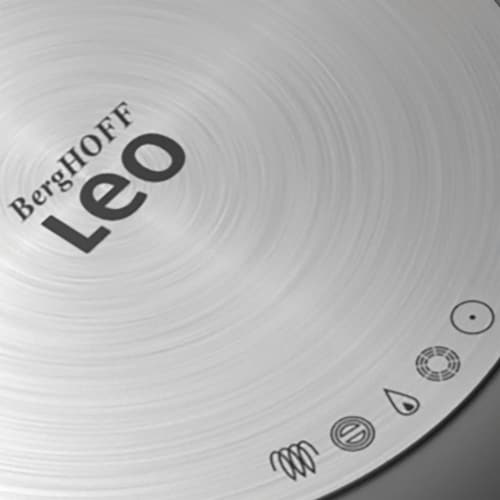 BergHOFF Leo Non-Stick Grill Pan - Grey Perspective: top