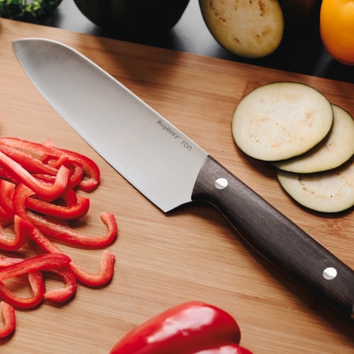 BergHOFF Stainless Steel Santoku Knife Perspective: top