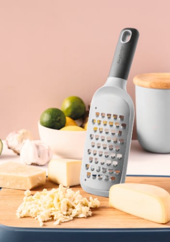 BergHOFF Leo Ultra-Course Paddle Grater - Grey Perspective: top