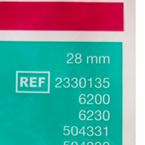 Clear Advantage Silicone Male External Catheter 28 mm 100 per Case Perspective: top