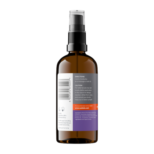 SOiL Organic Baby Massage Blended Oil 100ml Perspective: top