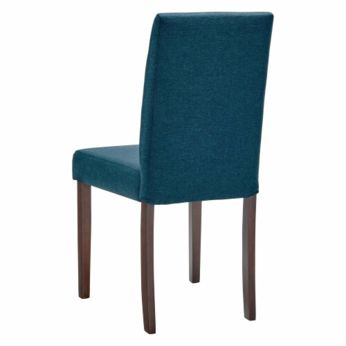 Ergode Prosper Upholstered Fabric Dining Side Chair Set of 2 - Blue Perspective: top