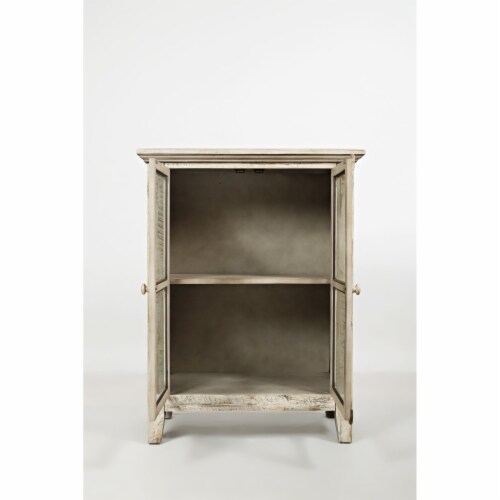 Jofran Rustic Shores, Accent Cabinet, 32 W X 15 D X 42 H, Vintage Grey Finish (Set Of 2) Perspective: top