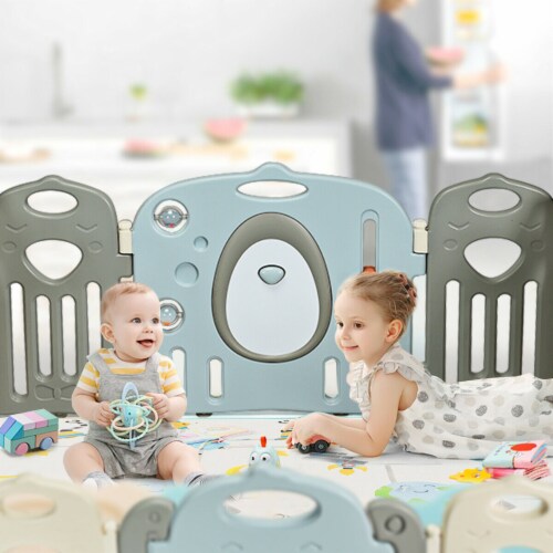 Baby Playpen Large Activity Safety Play Center - 14 Panels Baby