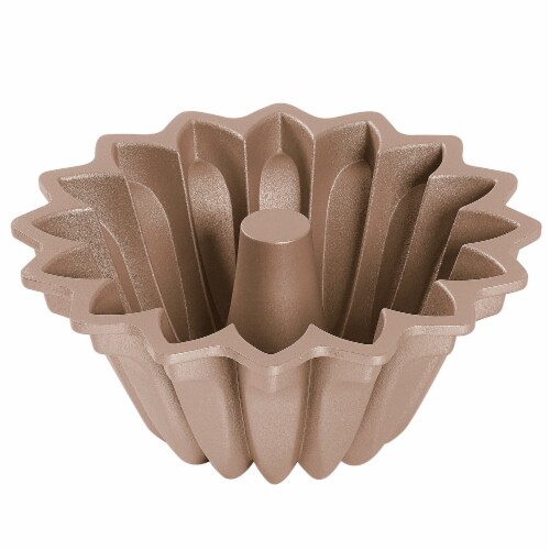 Bundt Cake Pan, Perfect for Bundt Cakes, Die Cast Aluminum, Cake Pan - (Spring Water) Perspective: top