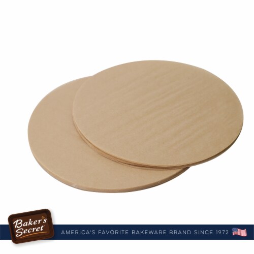 120 Sheets Unbleached Non-stick 8 Round Parchment Paper, Baking Paper Sheets Perspective: top