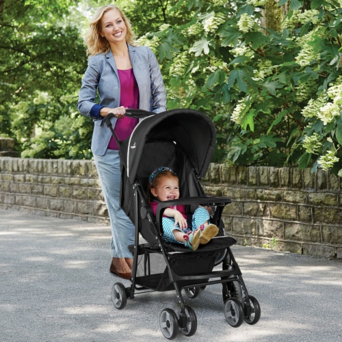Costway Foldable Lightweight Baby Stroller ,5-Point Safety System Perspective: top