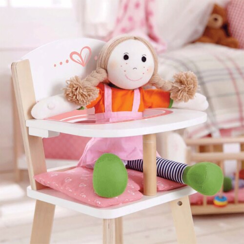 Hape Wooden Baby Doll Play Highchair Seat Toddler Toy High Chair