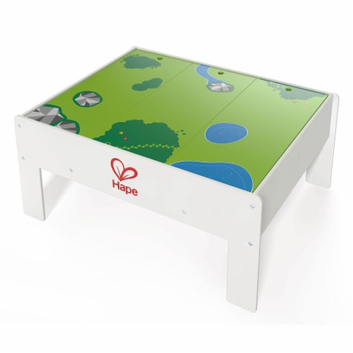 Hape jungle play & train best sale activity table