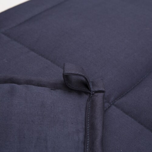 Glitzhome Cotton Quilted Polyester Filled Weighted Blanket Perspective: top