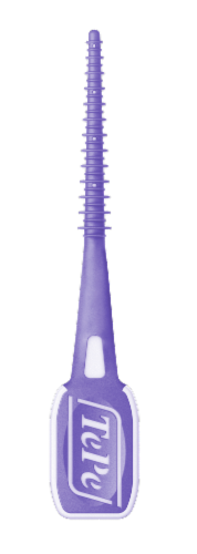TEPE EasyPick Purple - XL 36-Pack , Dental Floss Picks Perspective: top
