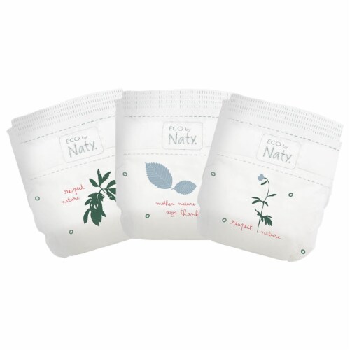 Eco by Naty Size 6 Disposable Diapers 102 Count Perspective: top