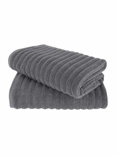 Classic Turkish Towels Genuine Cotton Brampton Bath Towels 2 Piece Set Perspective: top