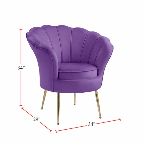 Purple slipper chair clearance
