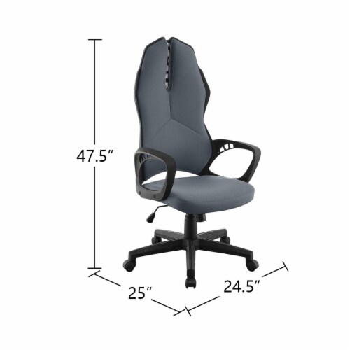 Upholstered chair on 2025 casters