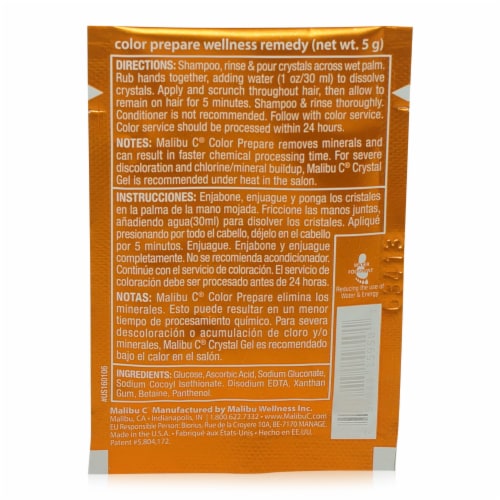 Malibu C Color Prepare 1 Step to Perfect Color 12 Pack Perspective: top