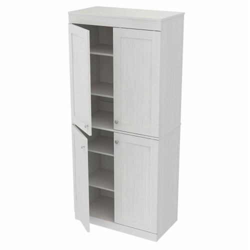 Buffet 4-Door Tall Cabinet Perspective: top