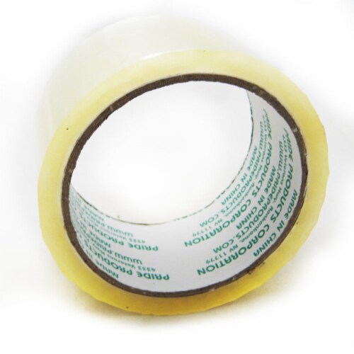 6 Rolls Carton Sealing Clear Packing Tape Box Shipping 2  x 55 Yards Heavy Duty Perspective: top