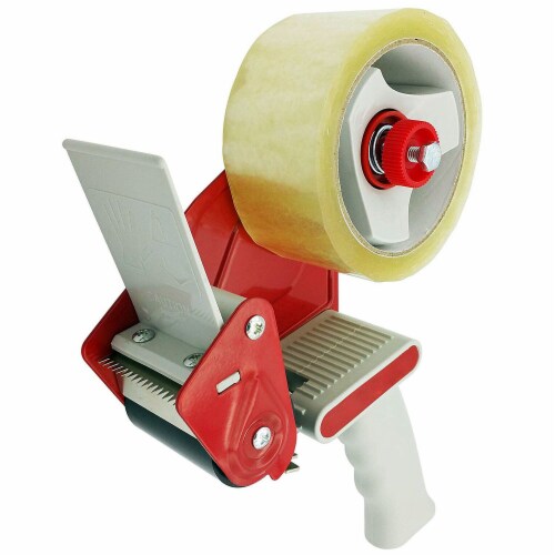 2 PC Heavy Duty Tape Gun Dispenser Packing Machine Shipping Sealing Roll Cutter Perspective: top