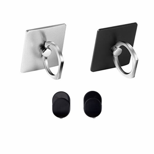 4 X Cell Phone Stand Finger Ring Mount Portable Collapsible Desk Folding Holder Perspective: top