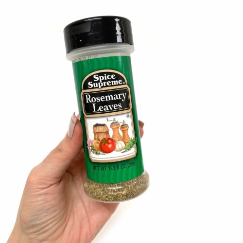 1 Spice Supreme Rosemary Leaves Seasoning 1.25 Oz Jar Cooking Dry Rub Veggies Perspective: top