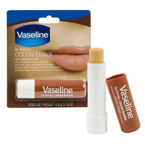 3 Pack Vaseline Lip Therapy Cocoa Butter Moisturizer Dry Lips Petroleum Jelly Perspective: top