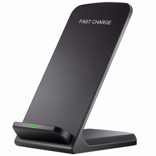 1 Wireless Fast Charger Charging Pad Dock iPhone Android Cell Phone Perspective: top
