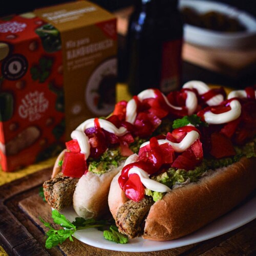 The Live Green Co. Mung and Moringa Burger Patty - Plant Only Ingredients Perspective: top