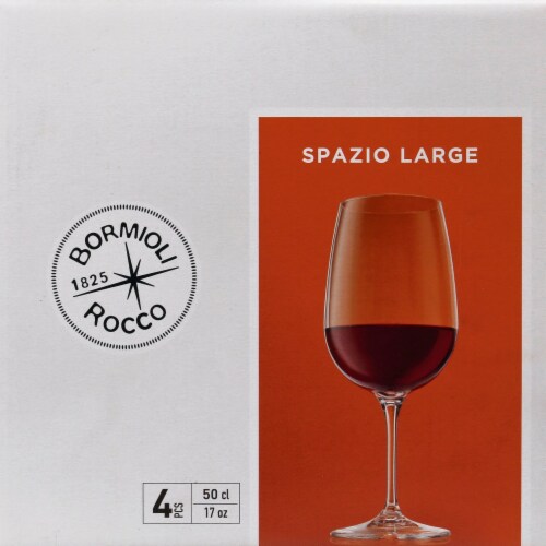 Bormioli Rocco Spazio Large Wine Glasses Perspective: top