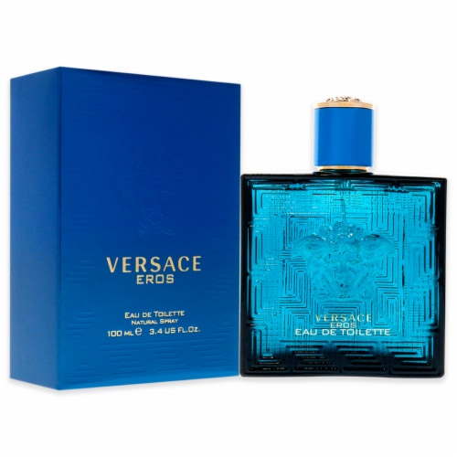 Versace Eros by Versace for Men - 3.4 oz EDT Spray Perspective: top