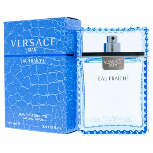 Versace Man Eau Fraiche by Versace for Men - 3.4 oz EDT Spray, 3.4oz ...