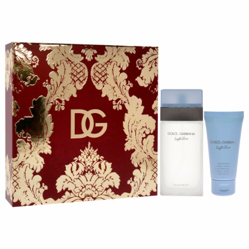 Light Blue by Dolce and Gabbana for Women 2 Pc Gift Set 3.3oz EDT Spray 1.7oz Body Cream 2 Pc Gift Set Mariano s